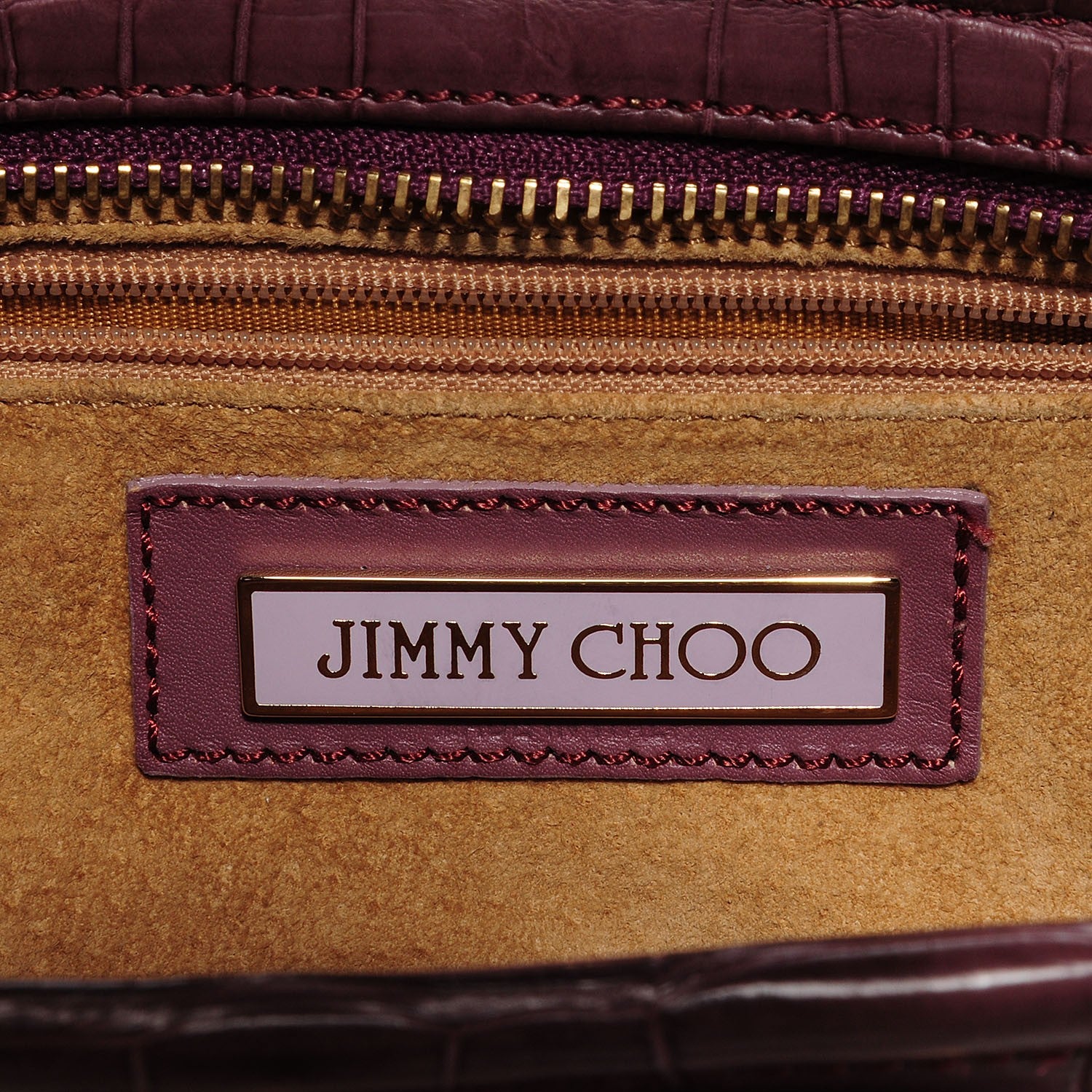 Jimmy Choo Crocodile Tulita Clutch 5 of 6