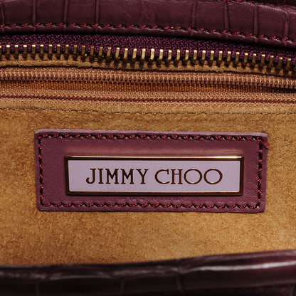 Jimmy Choo Crocodile Tulita Clutch 5 of 6