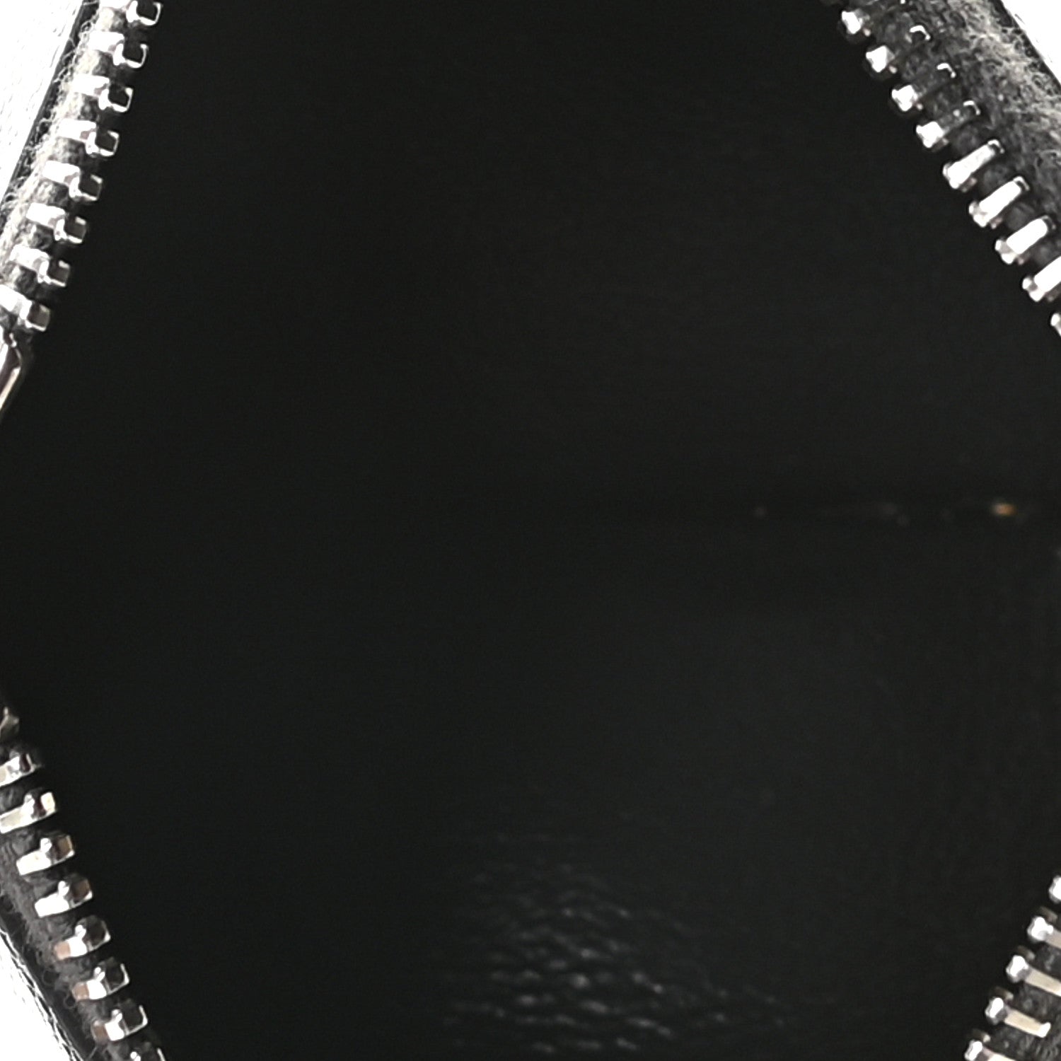 Saint Laurent Grained Calfskin 5 Fragments Zip Pouch Card Holder Black 7 of 7