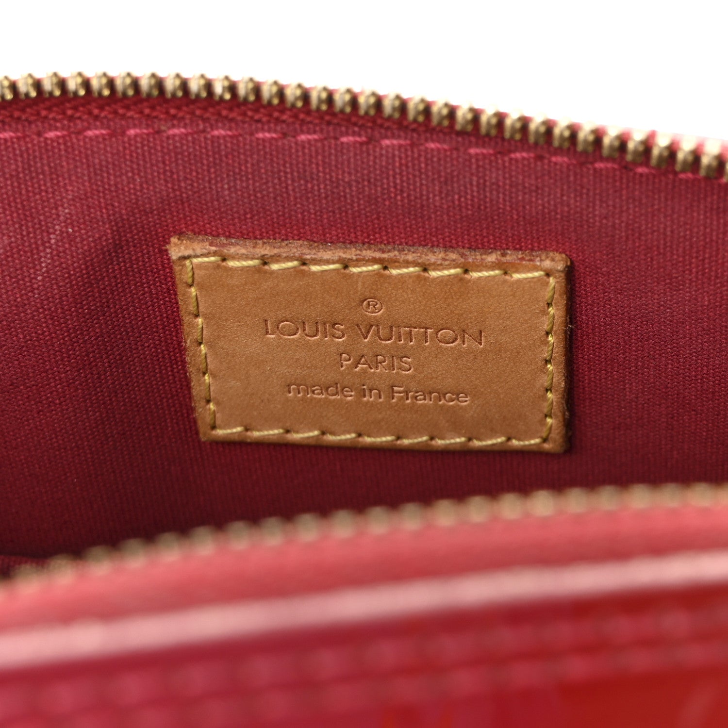 Louis Vuitton Vernis Alma BB Pomme D'Amour 6 of 9