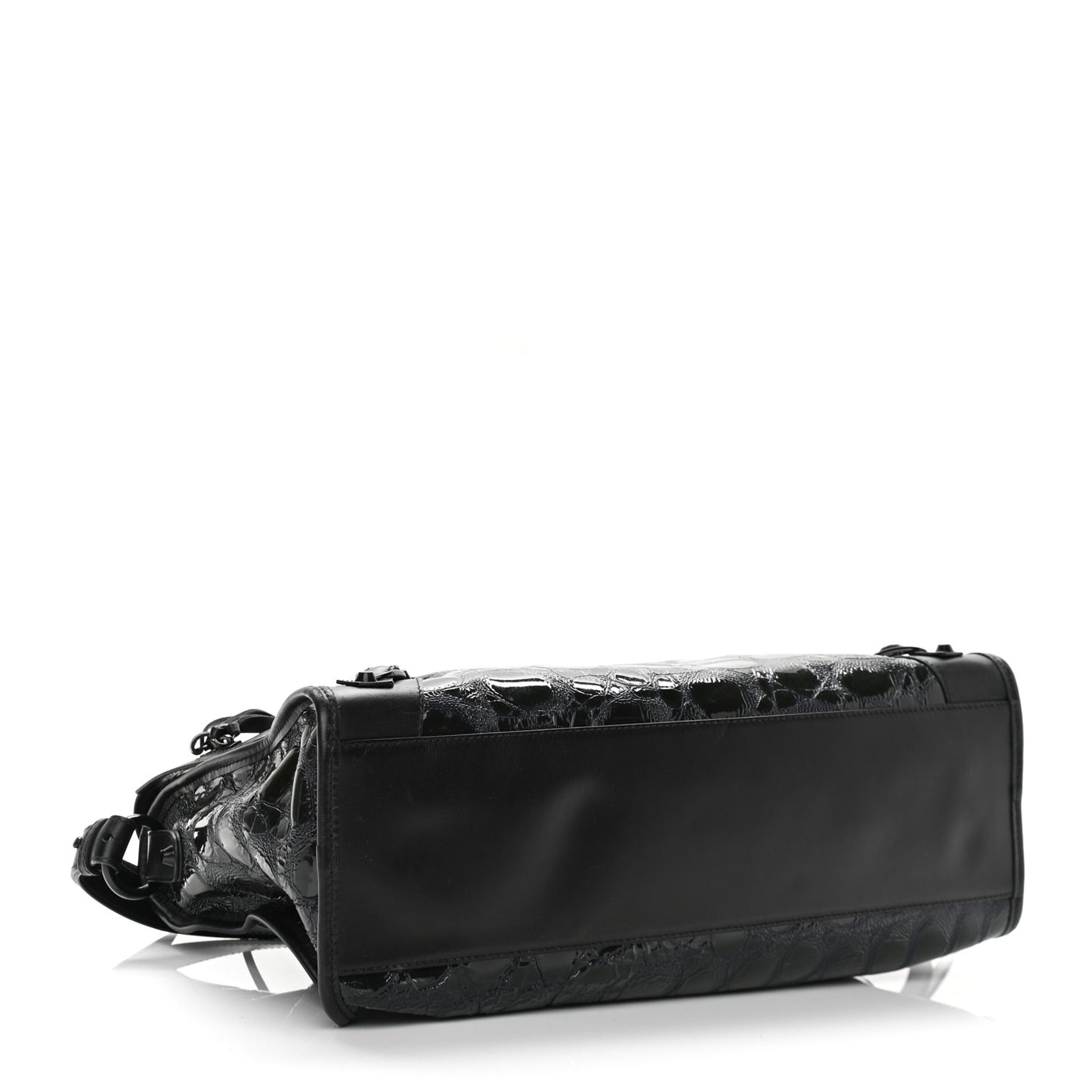 Patent Embossed Classic Hardware City Black
