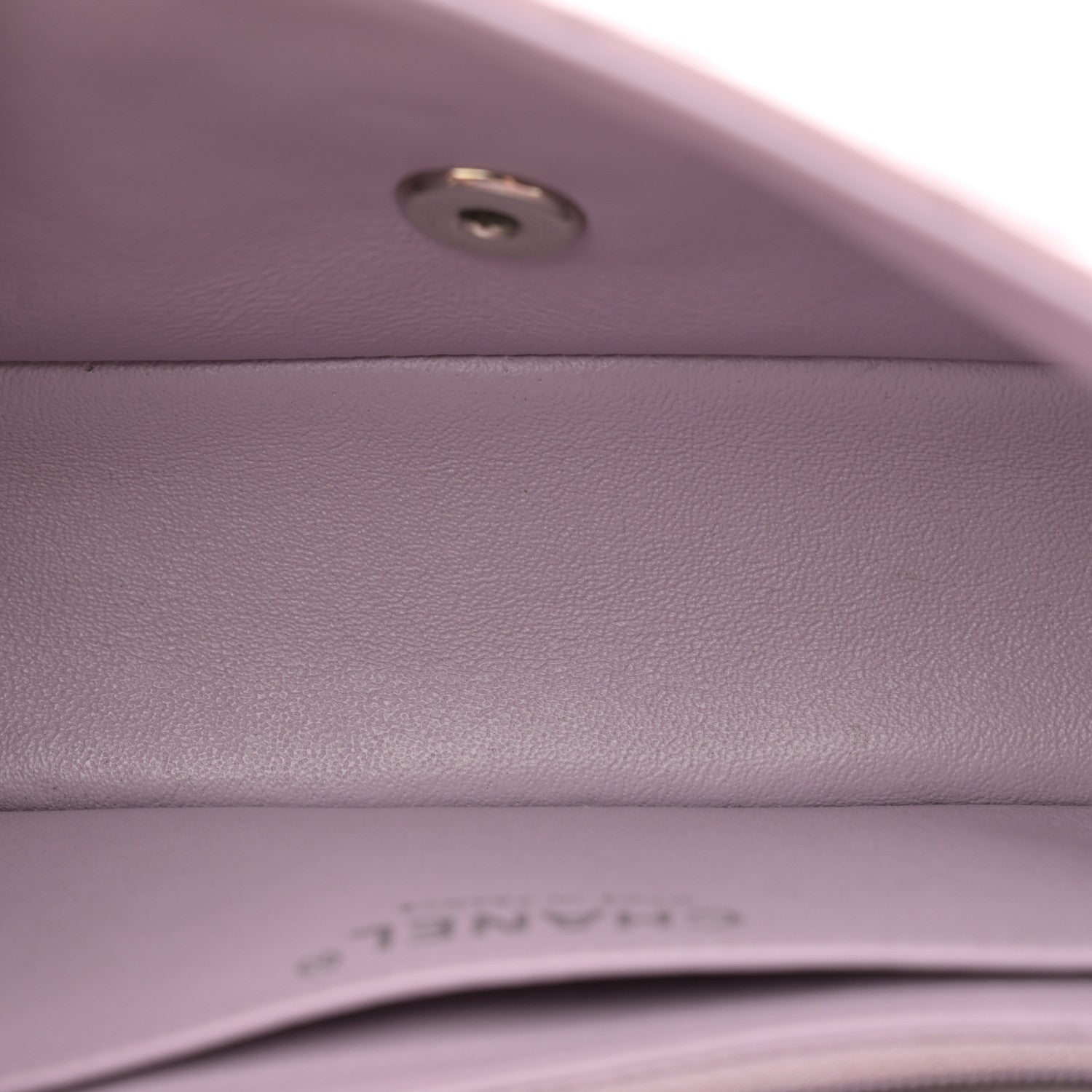 Chanel Lambskin Quilted Mini Rectangular Flap Light Purple 5 of 11