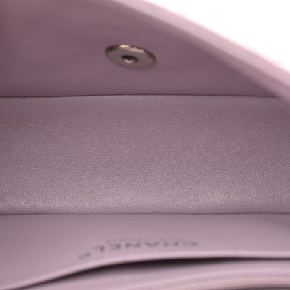 Chanel Lambskin Quilted Mini Rectangular Flap Light Purple 5 of 11