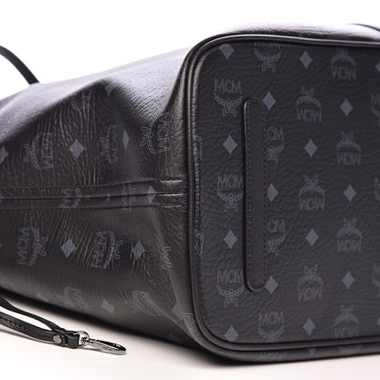 MCM Visetos Large Liz Reversible Shopper Tote Black 13 of 17