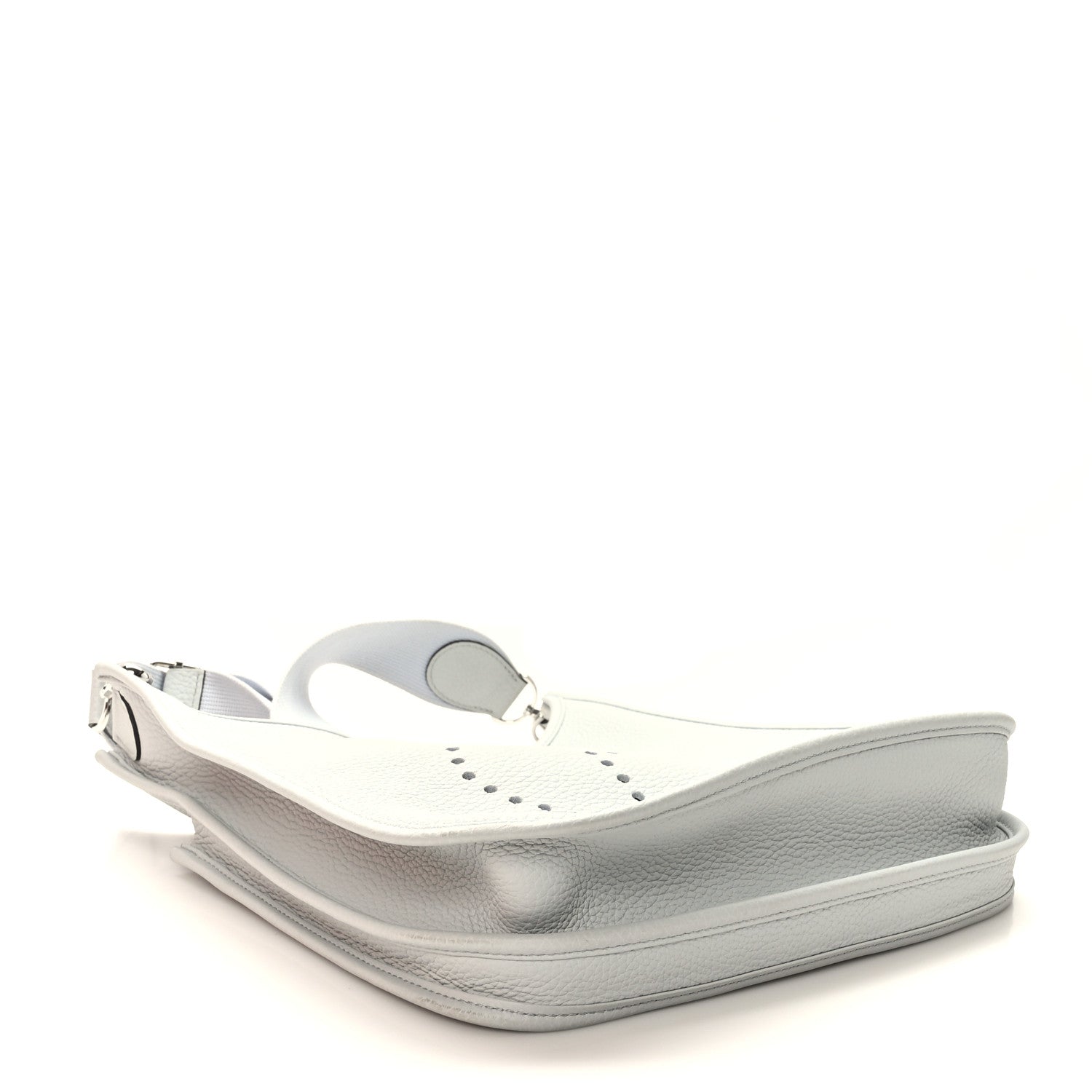 Hermes Taurillon Clemence Evelyne III PM Bleu Pale 4 of 10