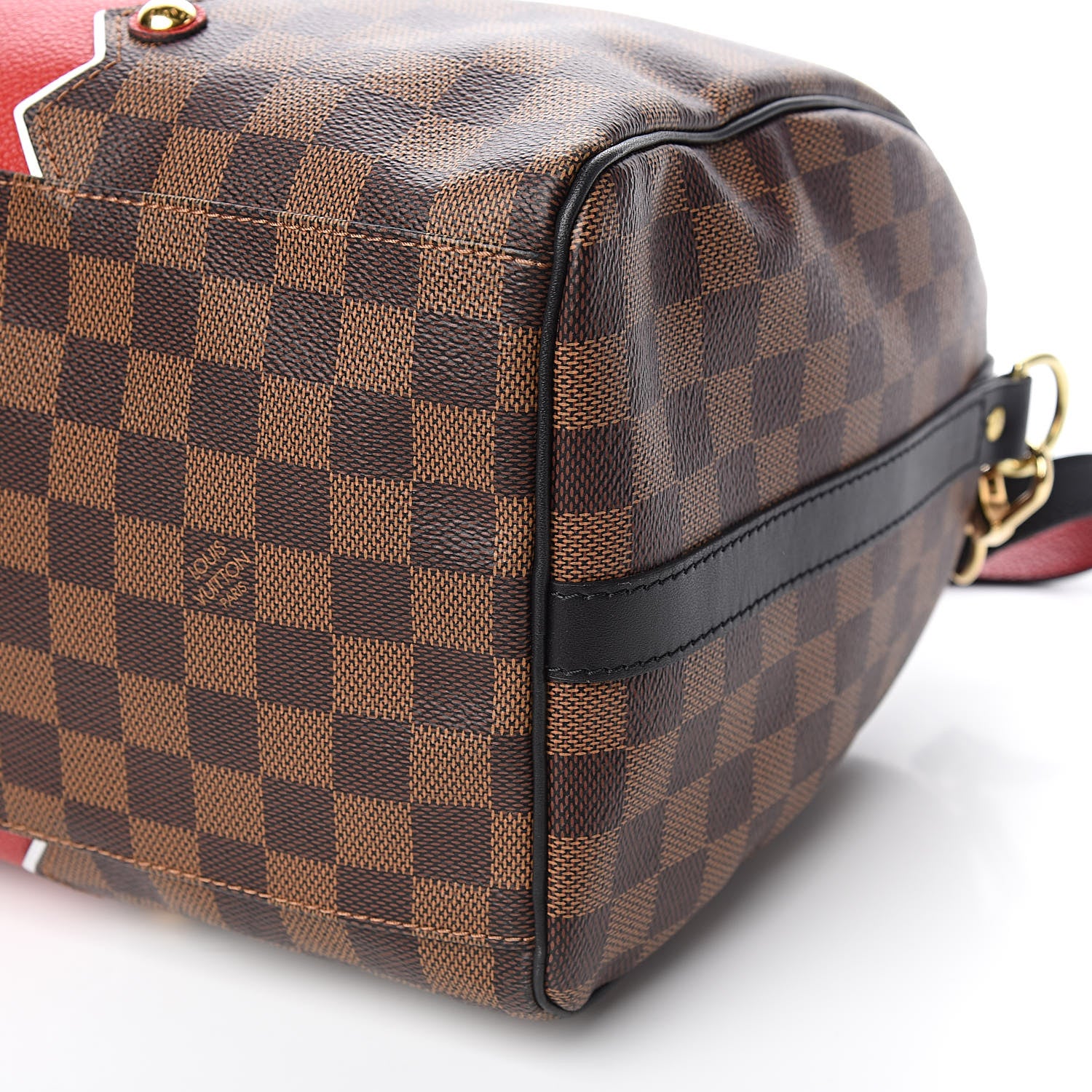 Louis Vuitton Damier Ebene Karakoram Speedy Bandouliere 30 9 of 11