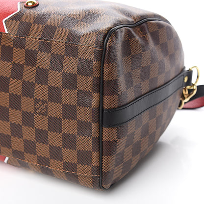 Louis Vuitton Damier Ebene Karakoram Speedy Bandouliere 30 9 of 11