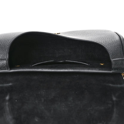 Christian Dior Grained Calfskin Medium Bobby Flap Black 5 of 10