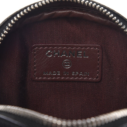 Chanel Caviar Quilted Zip Around Classic Coin Purse Black 6 of 8