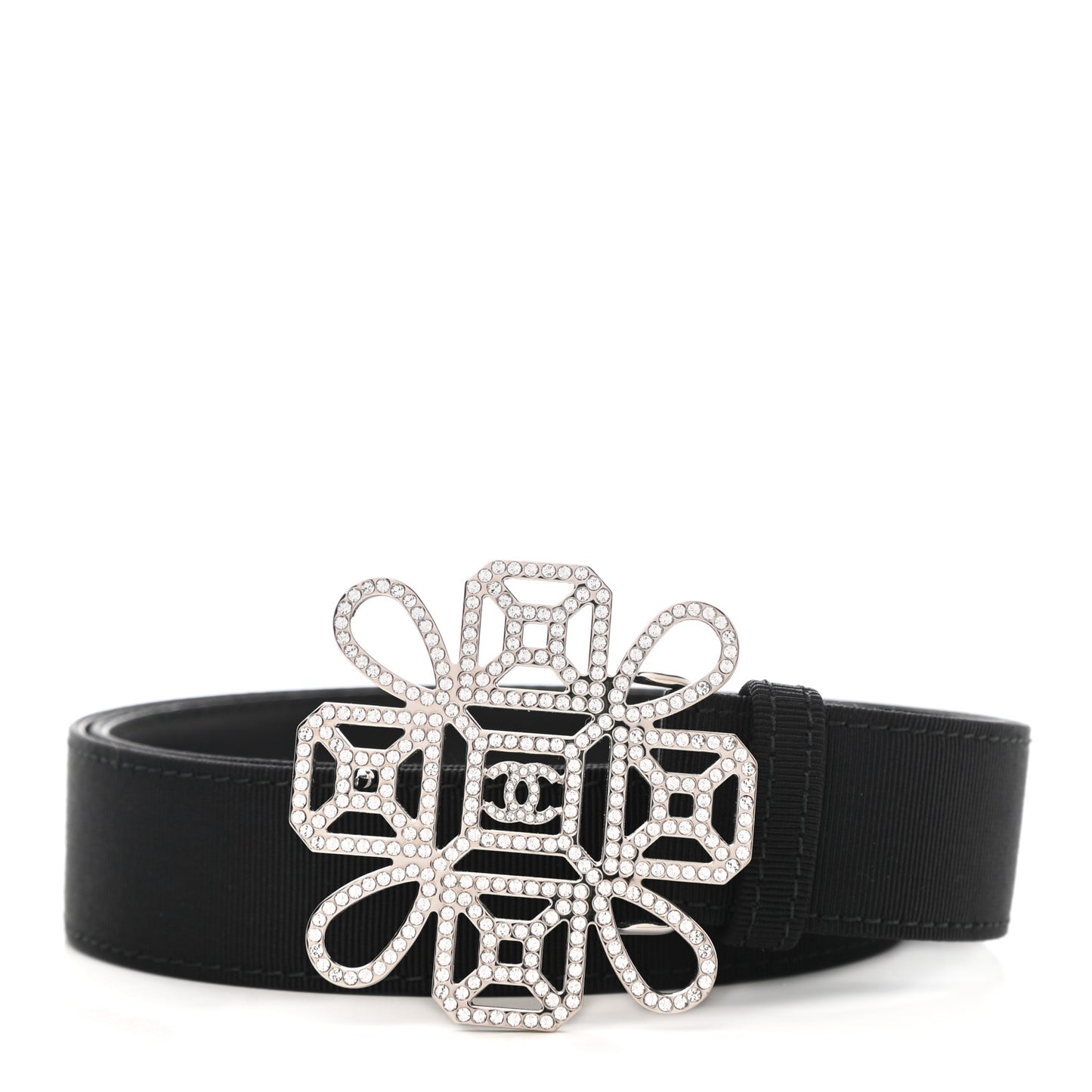 Grosgrain Crystal Belt 80 32 Black