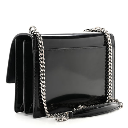 Saint Laurent Glazed Calfskin Medium Monogram Sunset Black 3 of 11