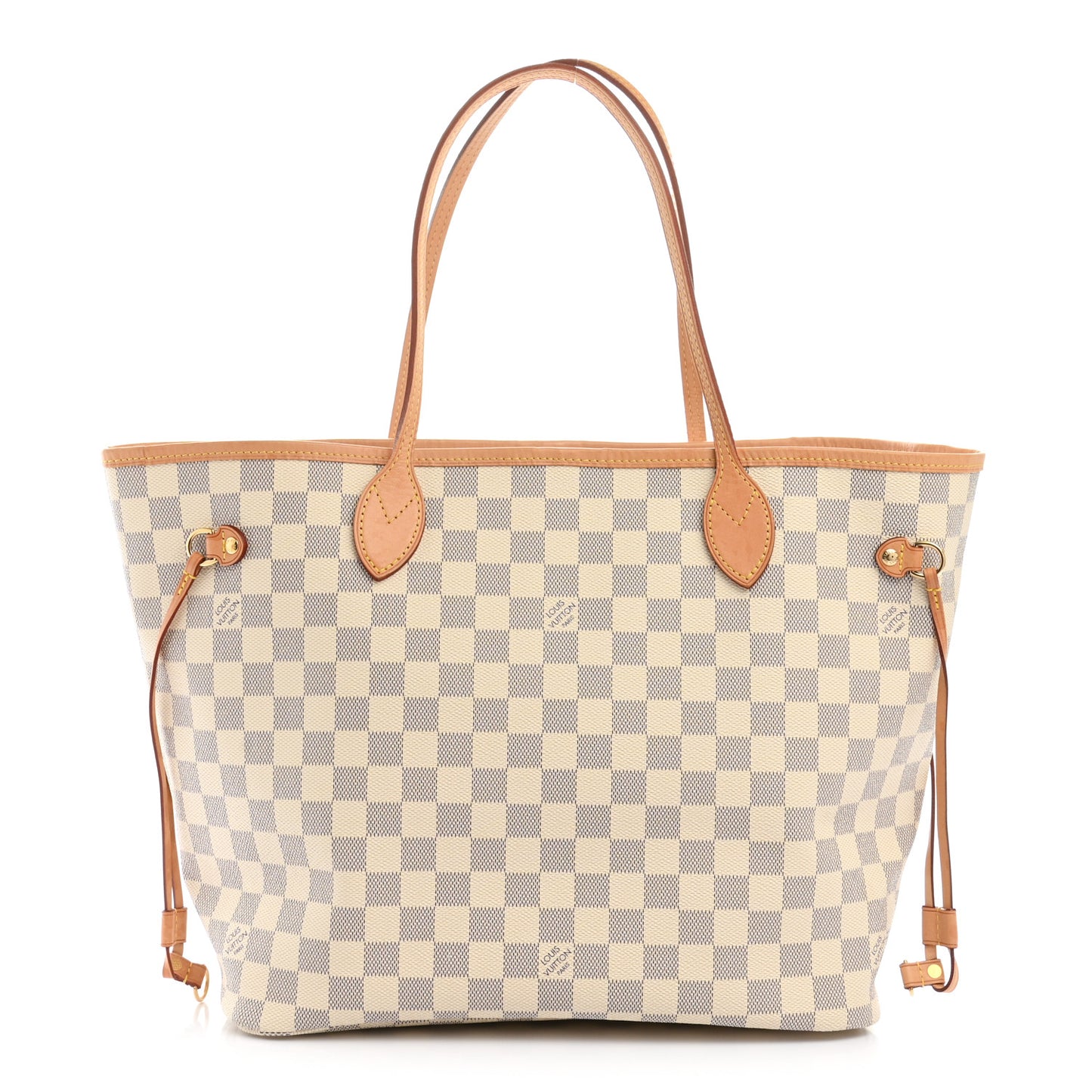 Damier Azur Neo Neverfull MM Rose Ballerine