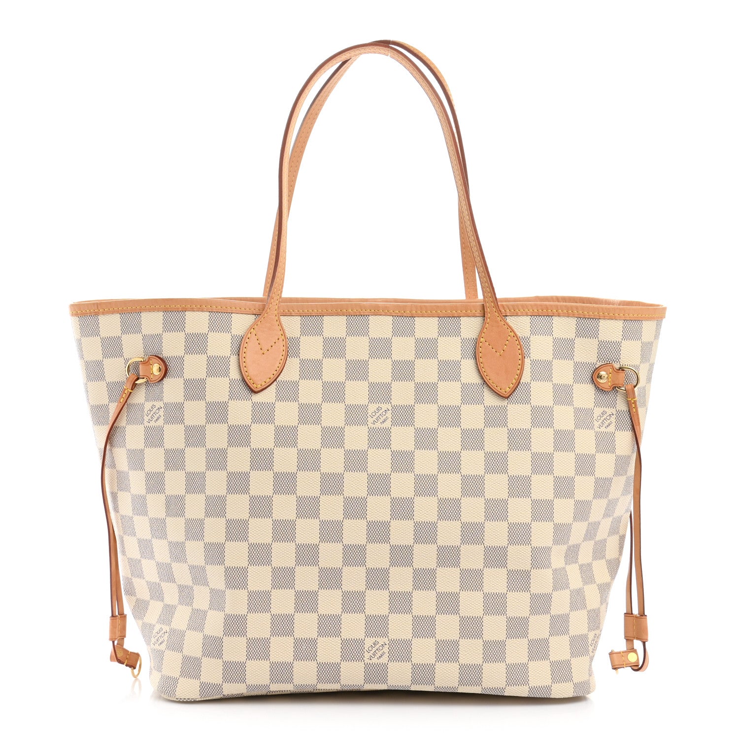 Louis Vuitton Damier Azur Neo Neverfull MM Rose Ballerine 1 of 12