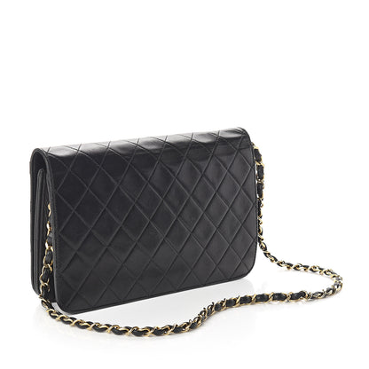Chanel Lambskin Quilted Small Single Flap Black 2 of 11