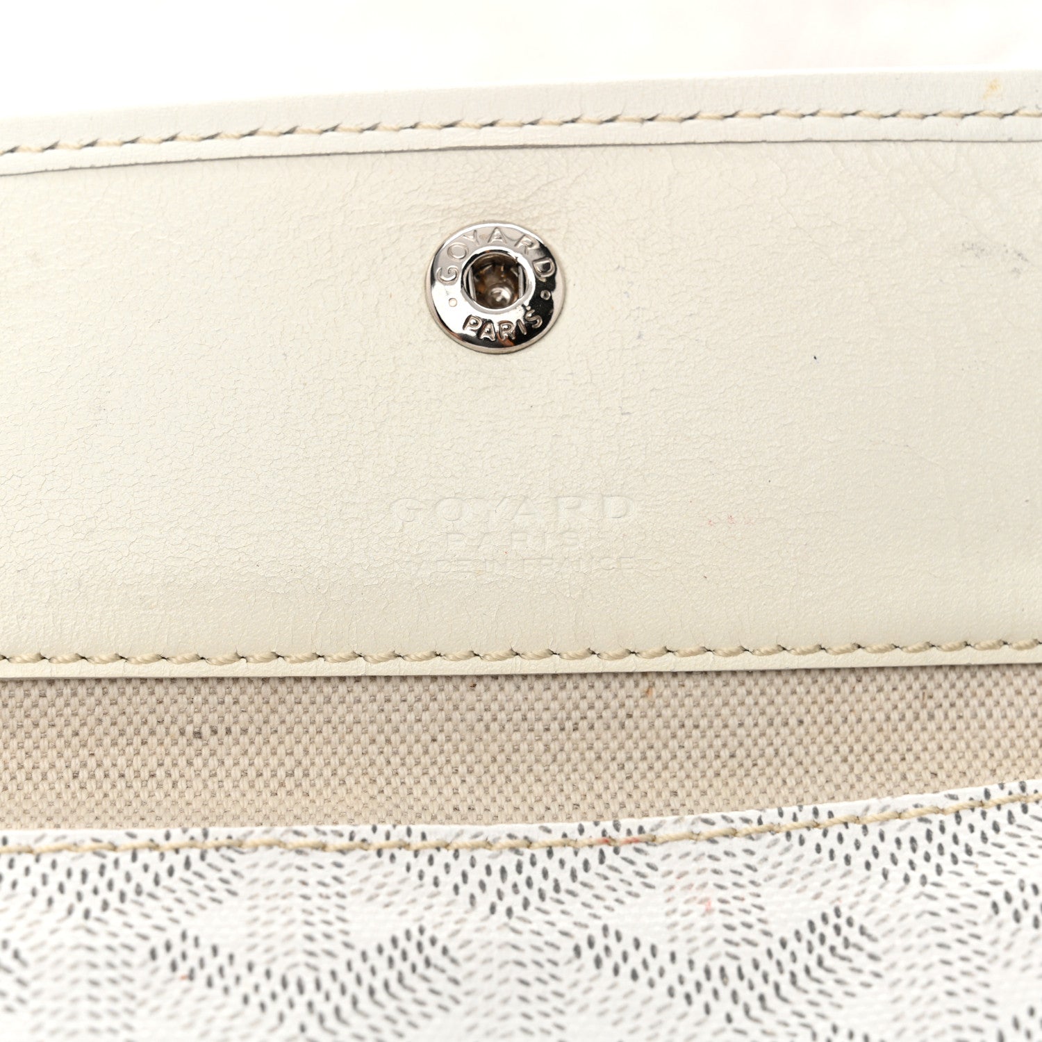 Goyard Goyardine Saint Louis PM White 7 of 16