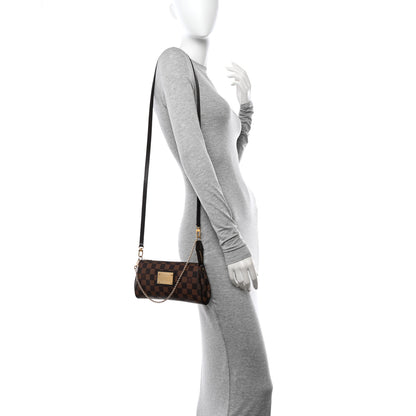Louis Vuitton Damier Ebene Eva Clutch 3 of 11