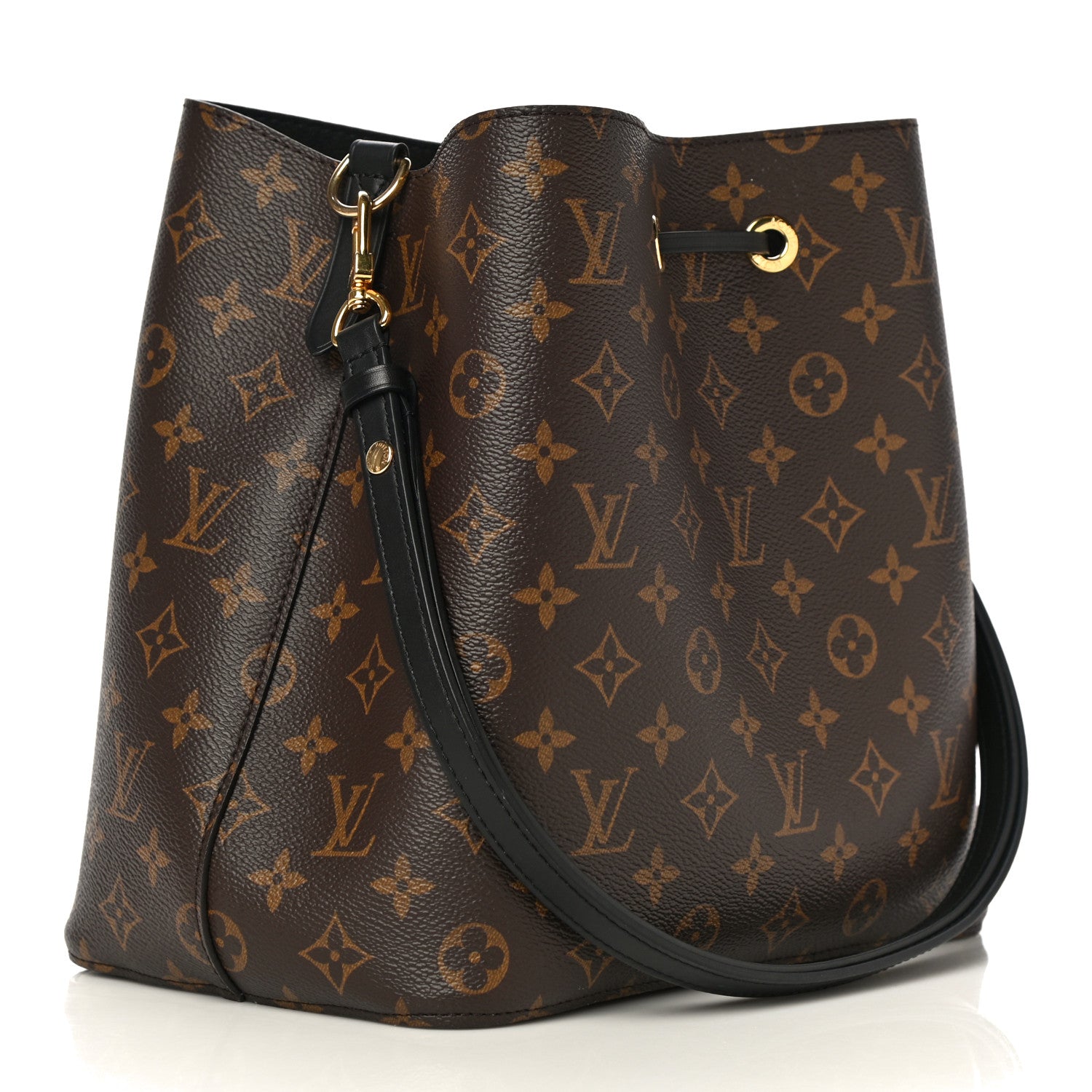 Louis Vuitton Monogram Neonoe MM Black 3 of 9