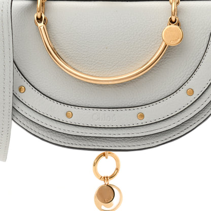 Chloe Calfskin Small Nile Bracelet Minaudiere Bag Airy Grey 9 of 11