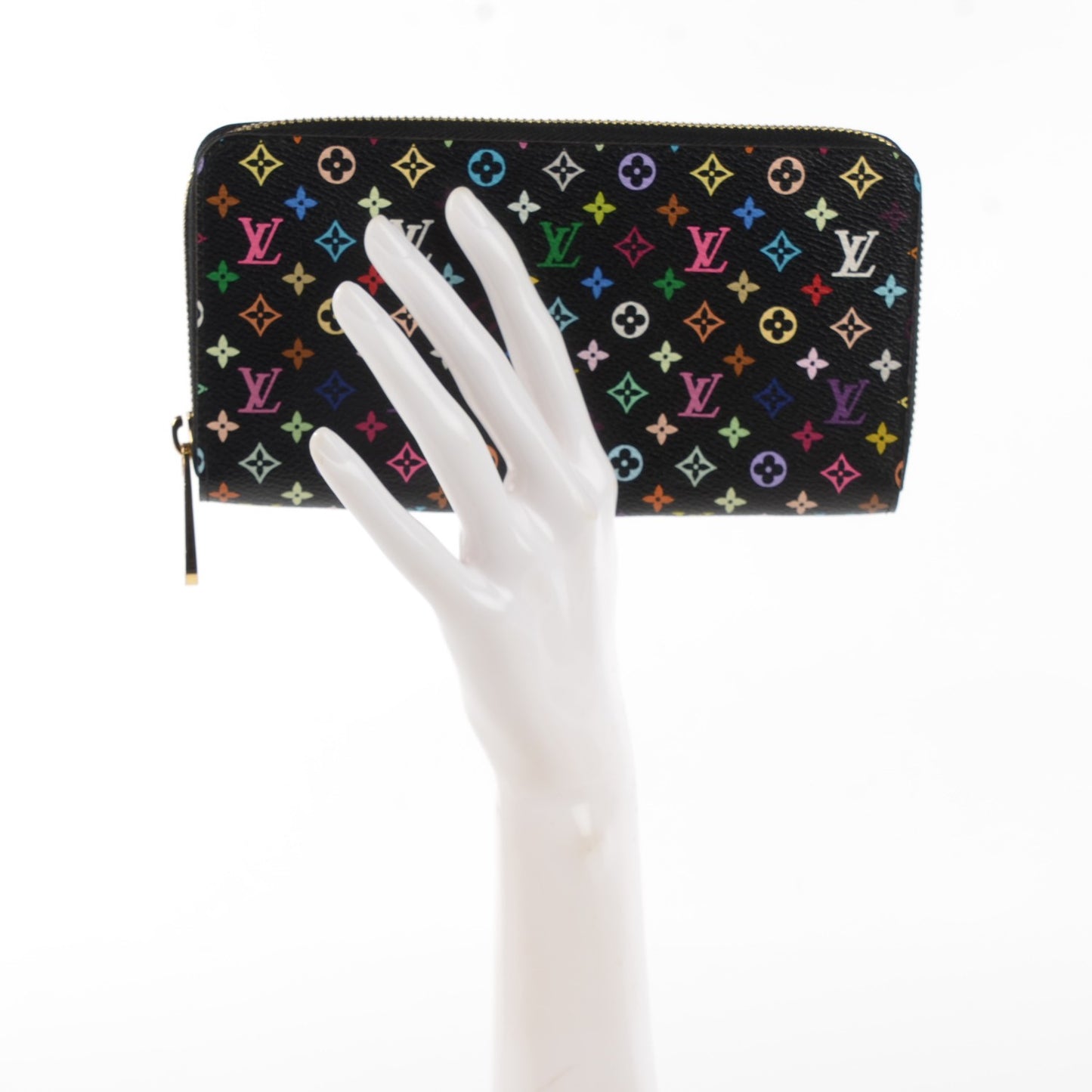 Monogram Multicolor Zippy Wallet Black Grenade