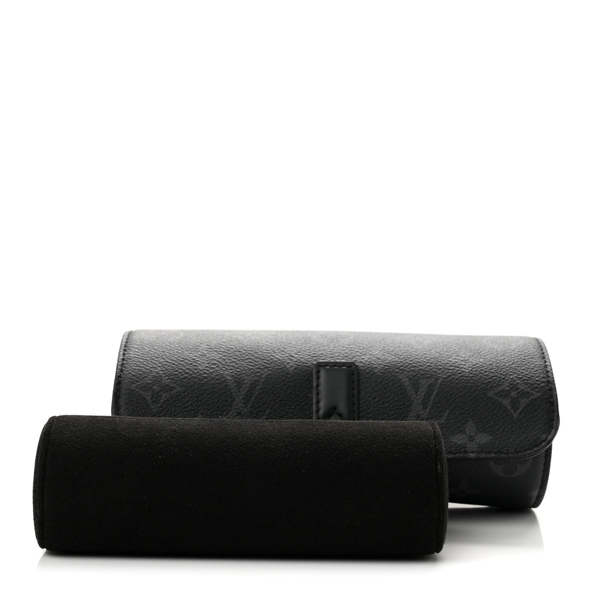 Louis Vuitton Monogram Eclipse 3 Watch Travel Case 3 of 9