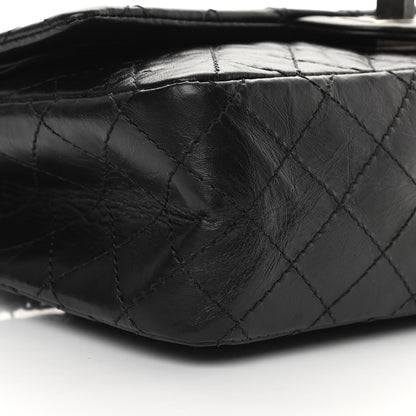 Chanel Aged Calfskin Quilted 2.55 Reissue 225 Flap Black 9 of 13