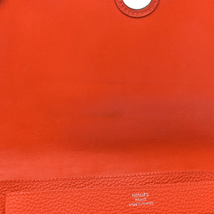 Hermes Togo Dogon Duo Wallet Capucine 8 of 13