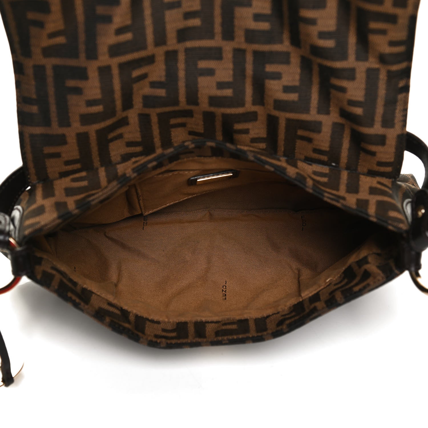 Fendi Zucca Small Chef Shoulder Bag Tobacco 5 of 11
