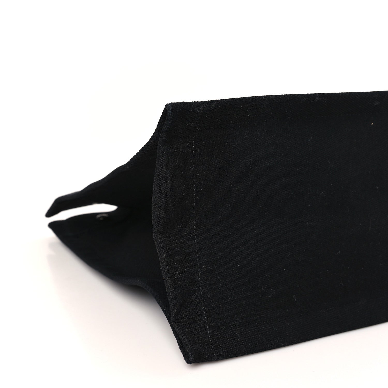Saint Laurent Linen Calfskin Rive Gauche Tote Black 7 of 8