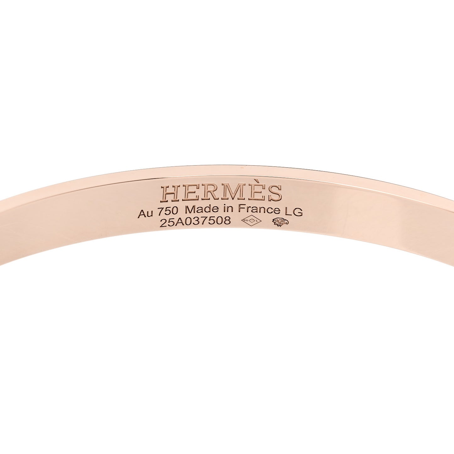 18K Rose Gold Diamond PM Kelly Pave Bracelet LG