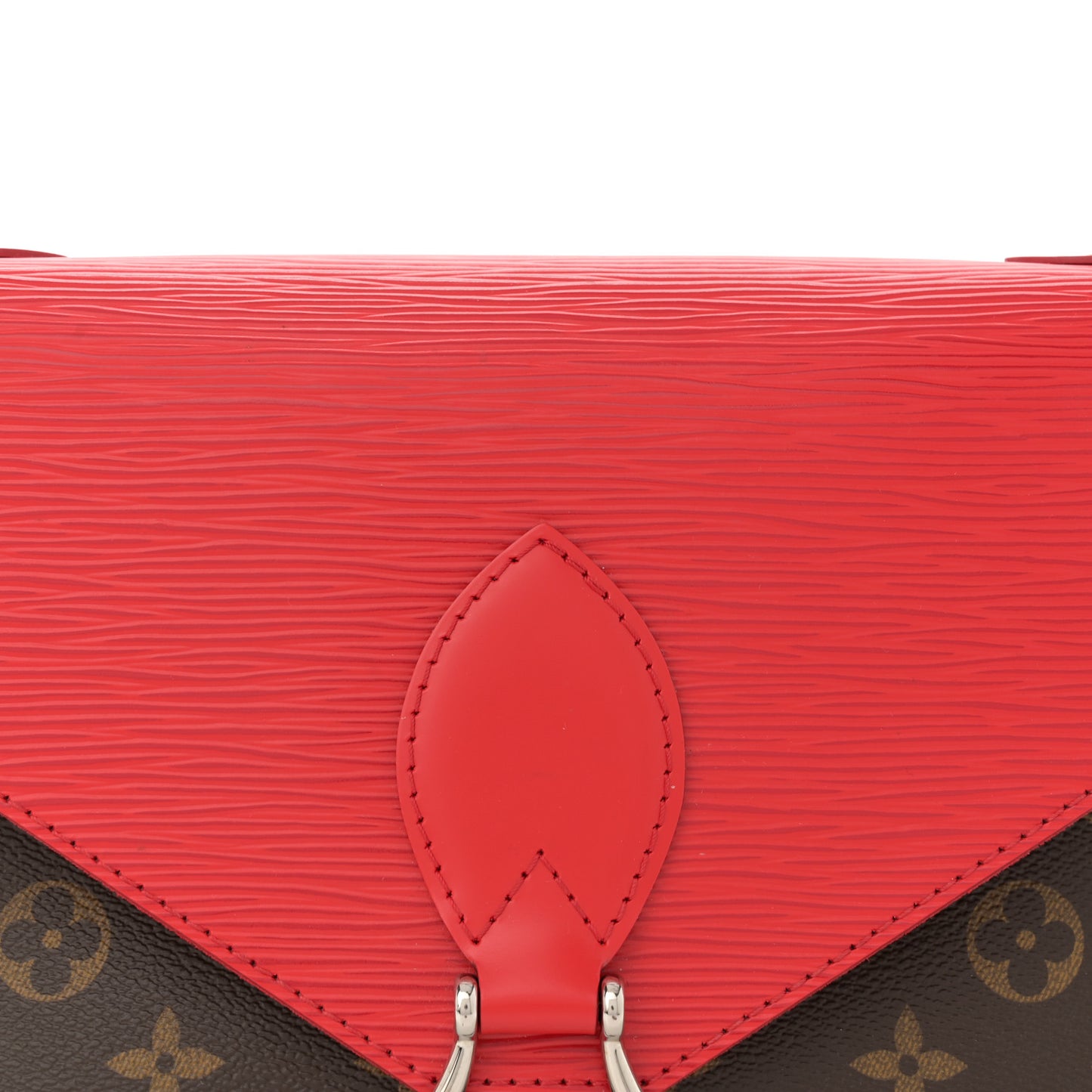 Monogram Epi Saint Michel Coquelicot