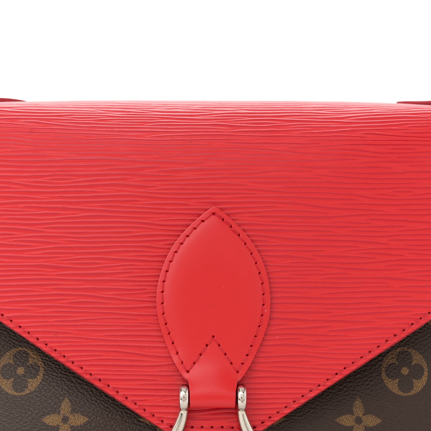Louis Vuitton Monogram Epi Saint Michel Coquelicot 8 of 13