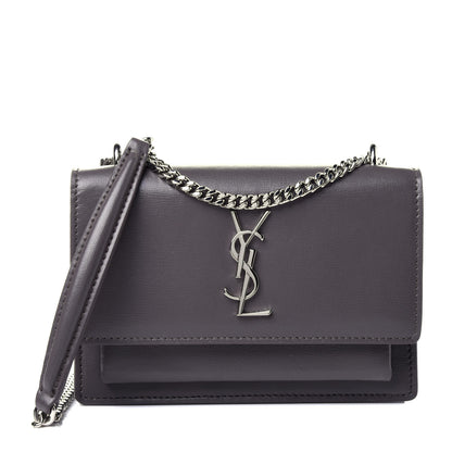 Saint Laurent Calfskin Monogram Sunset Chain Wallet Earth 1 of 4