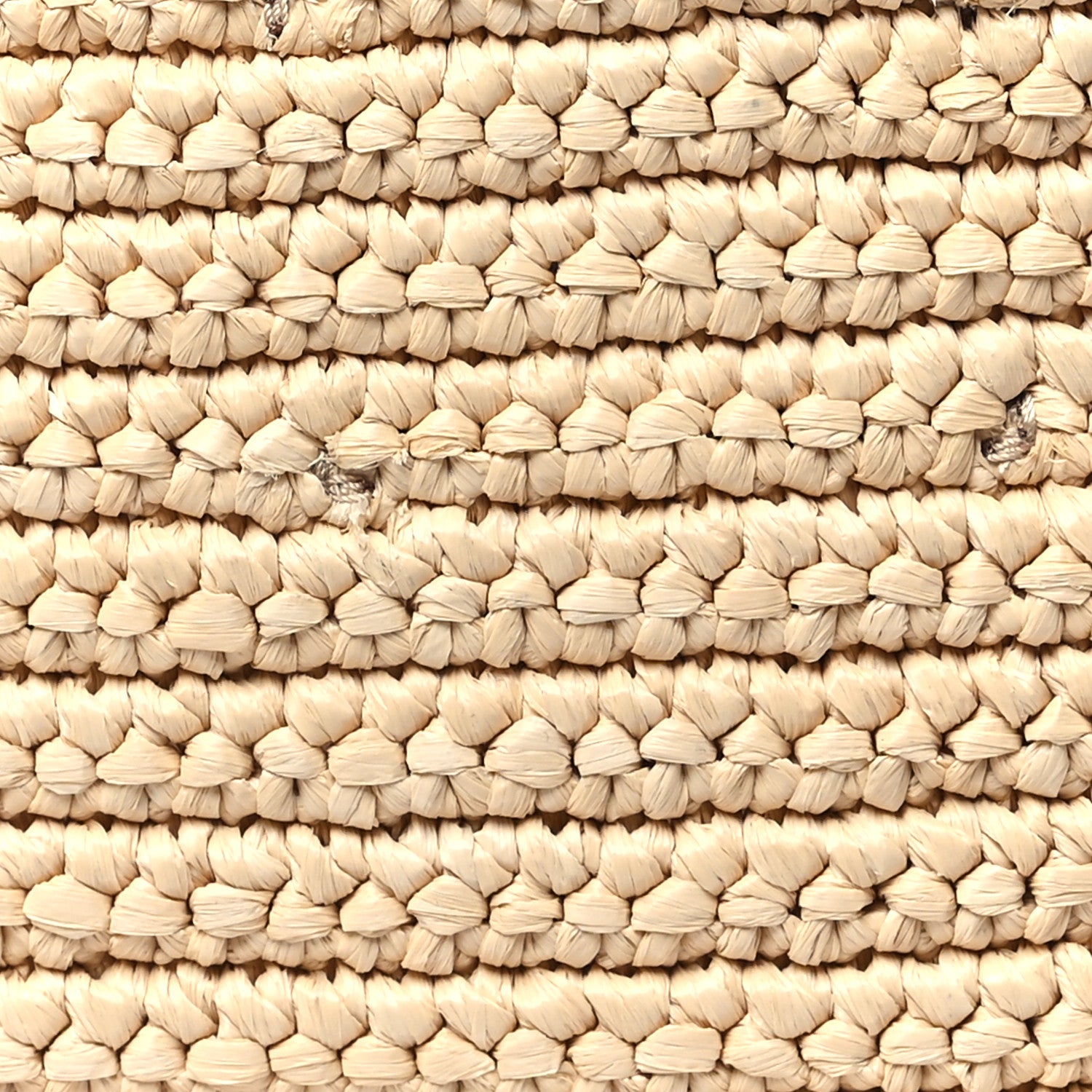 Prada Yarn Raffia Effect Crochet Embroidered Logo Hobo Naturale 12 of 13