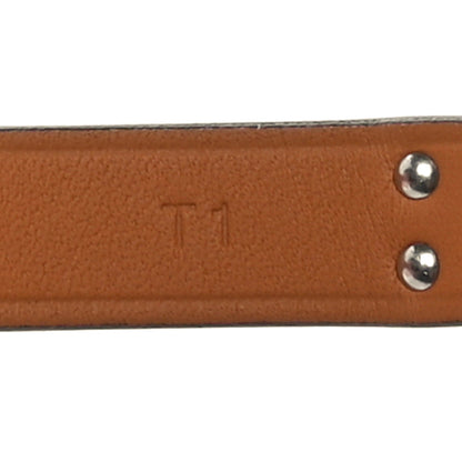 Hermes Chevre Chamkila Mini Kelly Double Tour Bracelet T1 Rose Shocking 5 of 7
