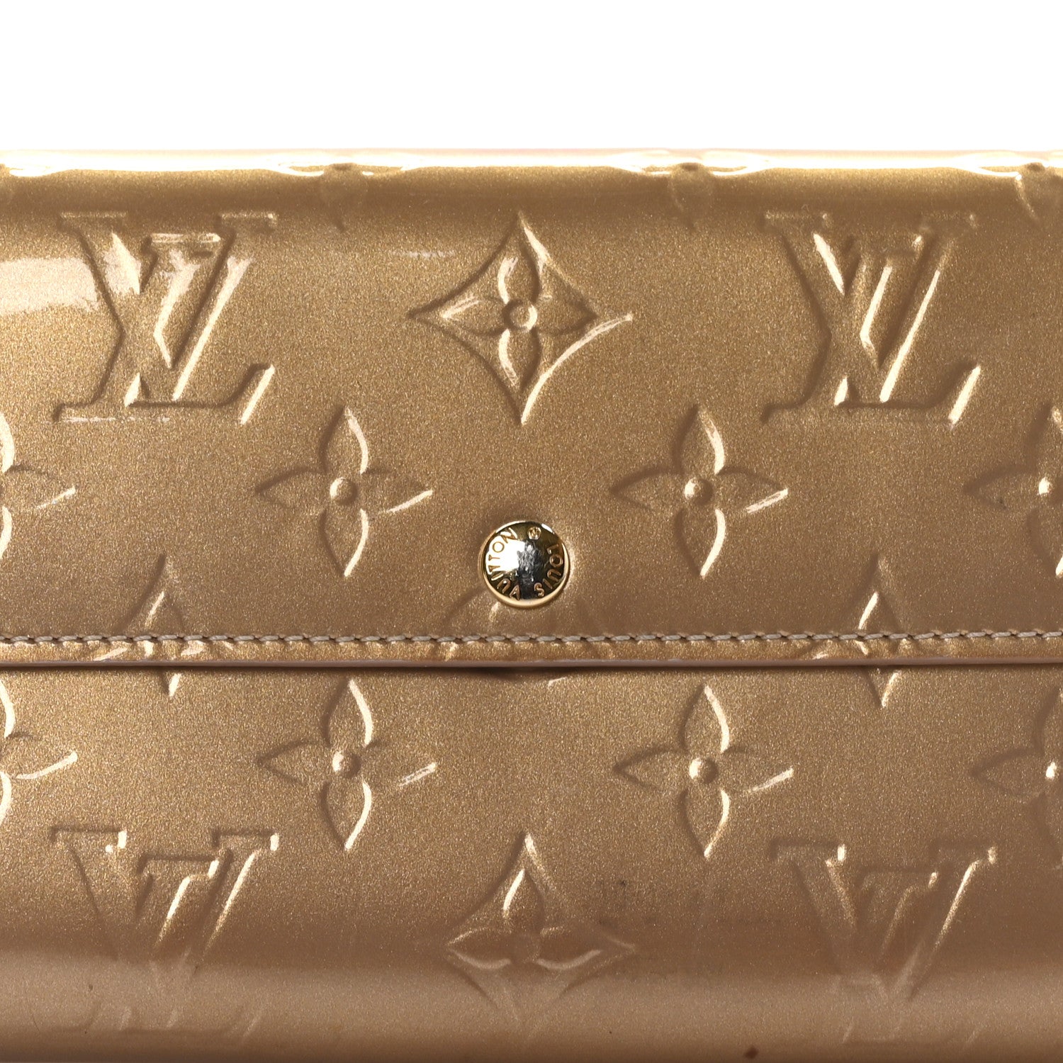 Louis Vuitton LOUIS VUITTON Vernis Sarah Wallet Noisette 8 of 10