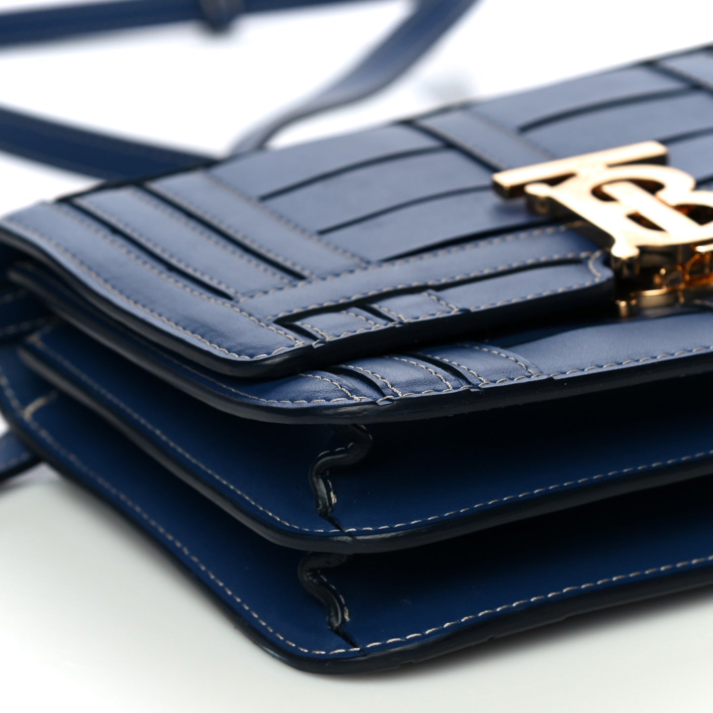 Calfskin Small TB Bag Ink Navy
