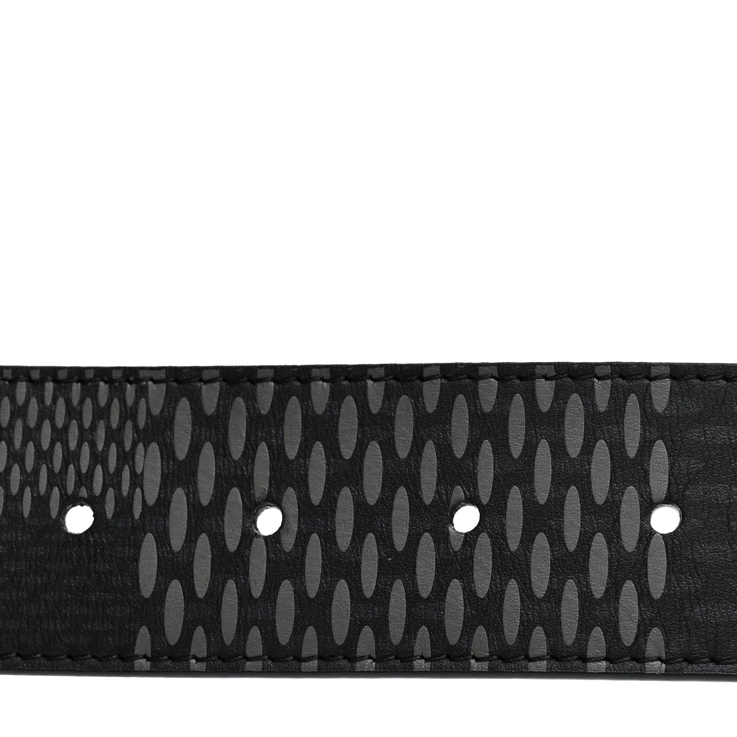 Louis Vuitton Damier Graphite Damier Infini 40mm LV Initiales Reversible Belt Onyx Black 100 40 Onyx Black 5 of 6