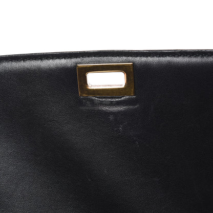 Celine Box Calfskin Medium Classic Box Flap Bag Black 7 of 16