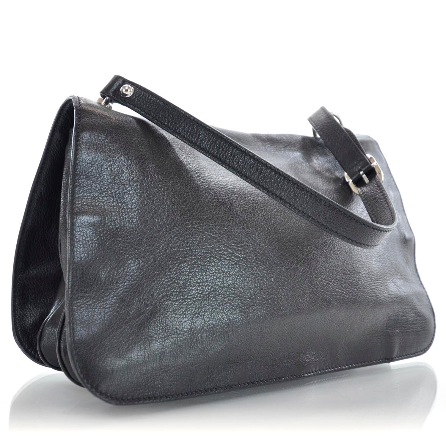 Gucci Leather Blondie Medium Flap Black 3 of 9