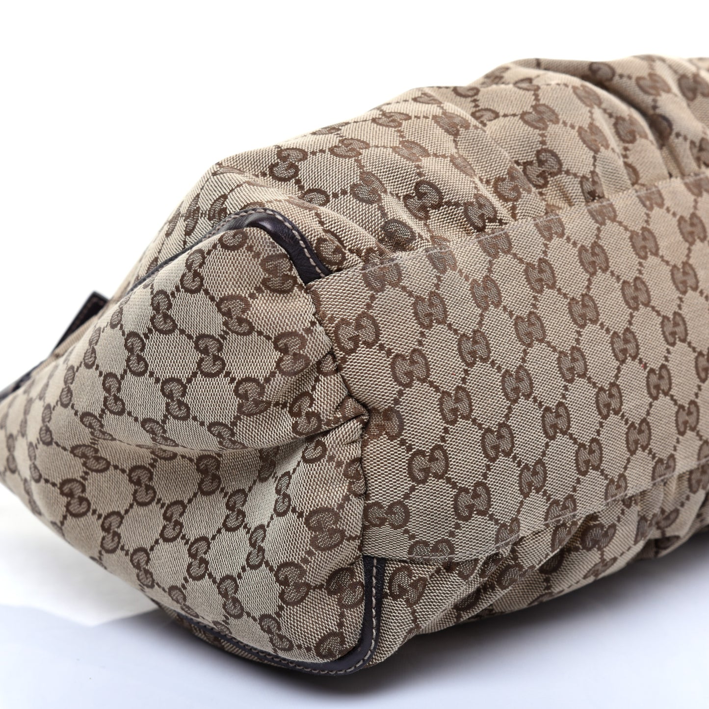 Monogram Large D Gold Hobo Dark Brown