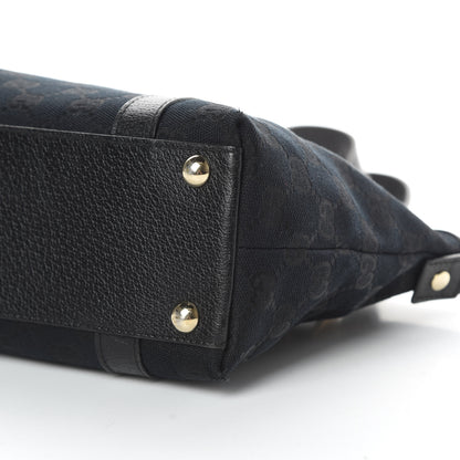Gucci Monogram Small Abbey Tote Black 10 of 16