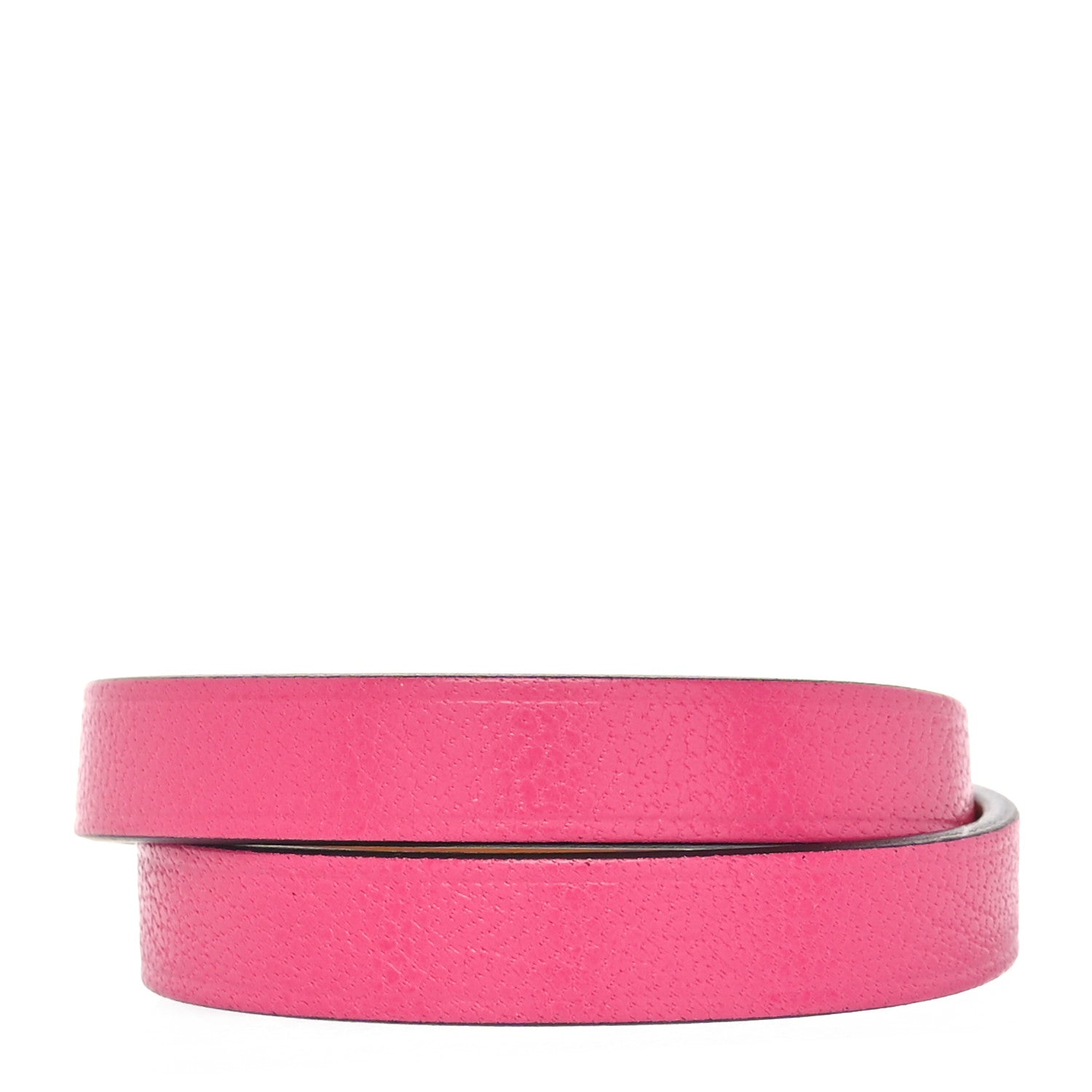 Hermes Chevre Chamkila Mini Kelly Double Tour Bracelet T1 Rose Shocking 3 of 7