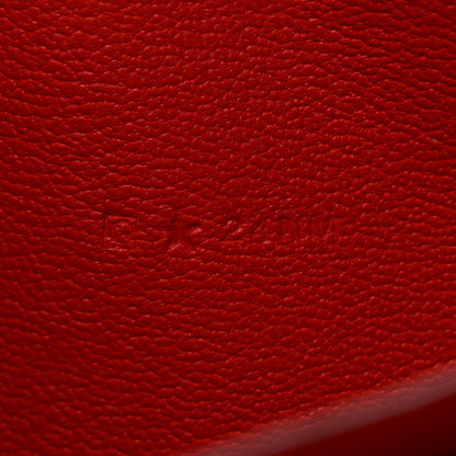 Hermes Shiny Alligator Azap Wallet Geranium 7 of 15