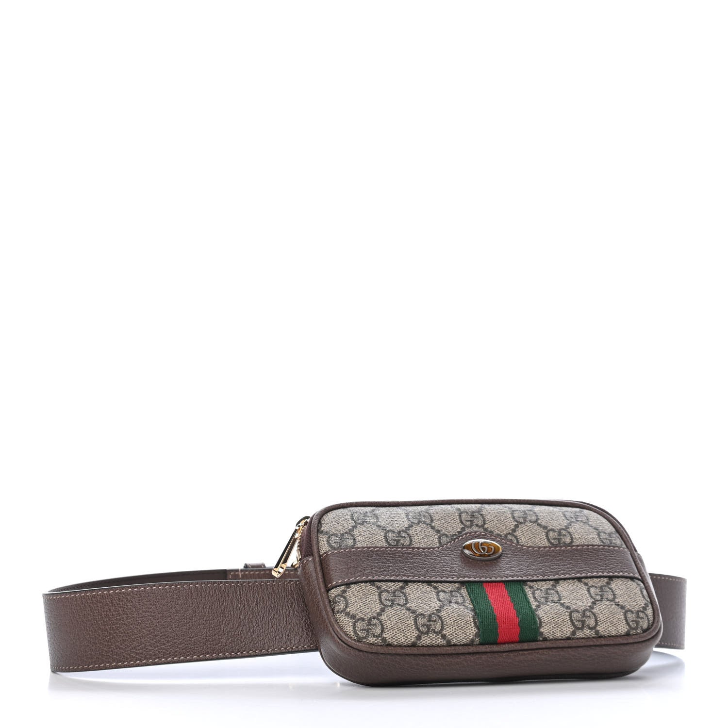 Gucci GG Supreme Monogram Ophidia Belted iPhone Case 85 34 Dark Brown 4 of 7