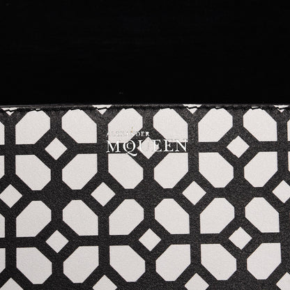Alexander McQueen Calfskin Heroine Chain Satchel Ivory Black 8 of 16