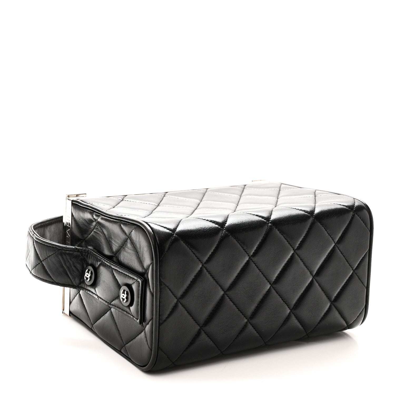 Chanel Lambskin Quilted Box Bag Black 4 of 11