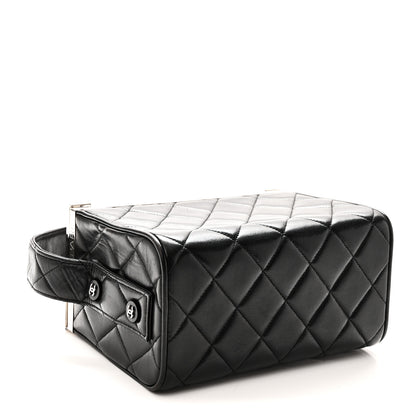 Chanel Lambskin Quilted Box Bag Black 4 of 11