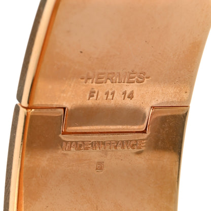 Hermes Enamel Wide Clic Clac H Bracelet PM Malachite 4 of 7