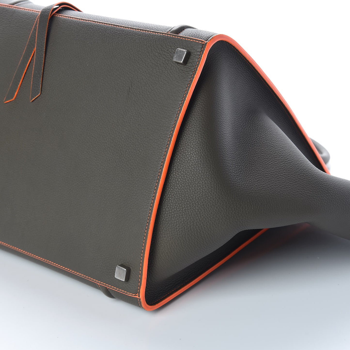 Baby Grained Calfskin Medium Phantom Luggage Stone
