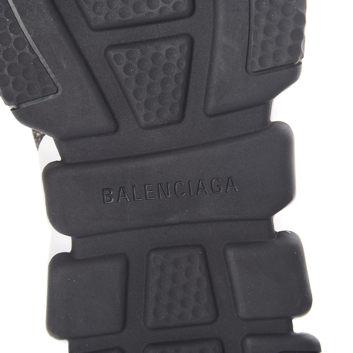 Balenciaga Knit Metal Womens Speed Sneakers 39 Black Gold 6 of 6